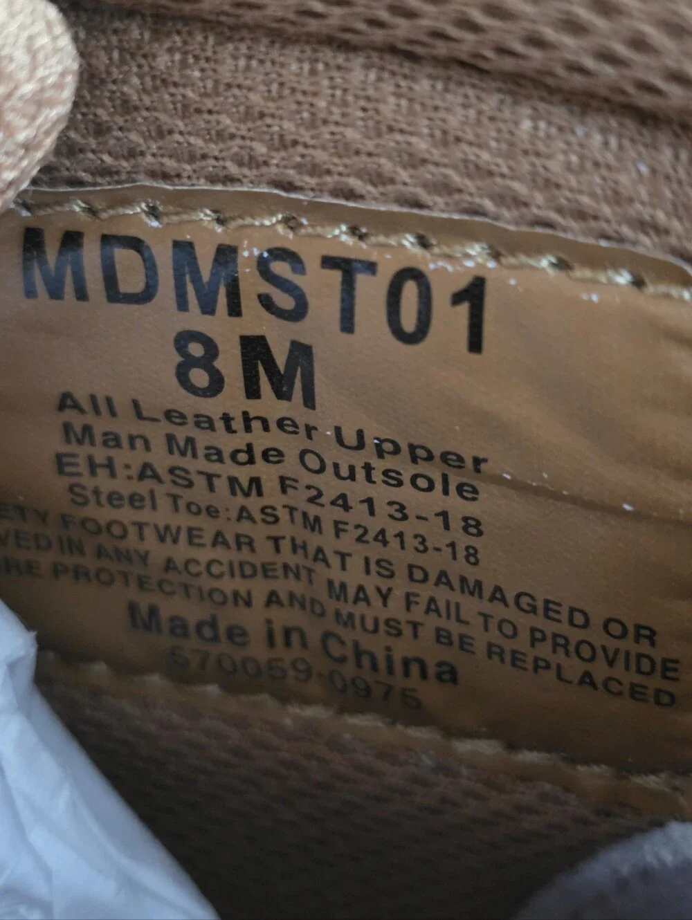 Twisted X Men's‎ Driving Mocs Steel Toe Boots Distressed Saddle 8  (MDMST01) NIB